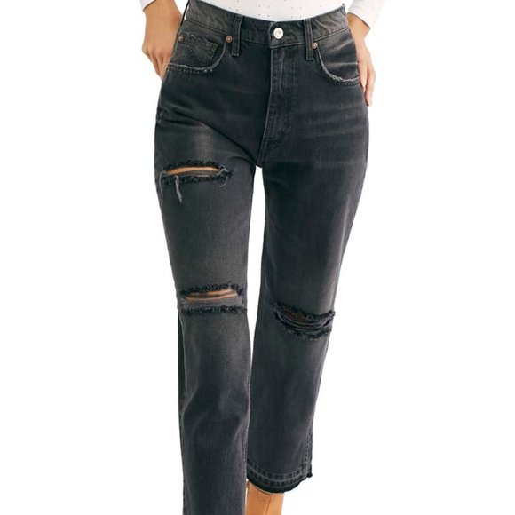 Free People Denim - NEW Free People Lita Crop HIGH WAISTED Jeans